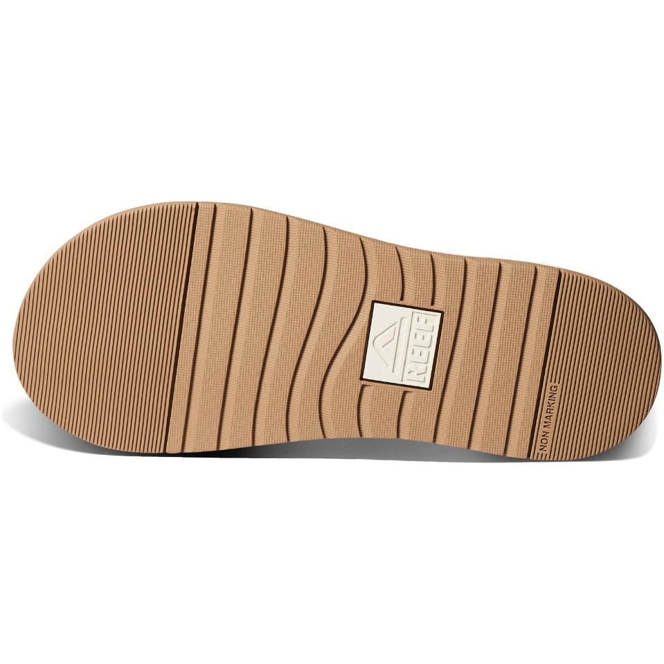 2026 Reef Hommes Coussin Bonzer Sandales En Cuir CJ5506 - Toffee
